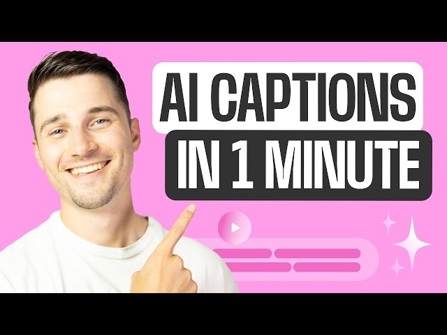 AI Subtitle Generator – Add Captions in SECONDS 🔥 | CapCut Alternative