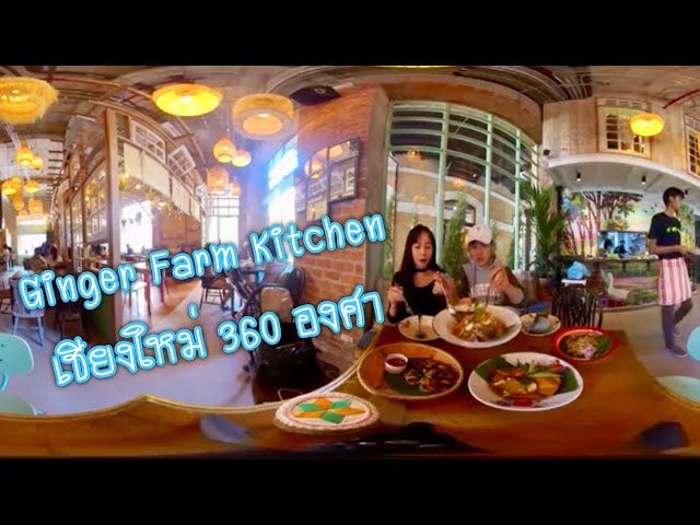 [360 VR VDO] กินเที่ยวเชียงใหม่ Ginger Farm Kitchen ถนน นิมมานเหมินทร์ Local Guide