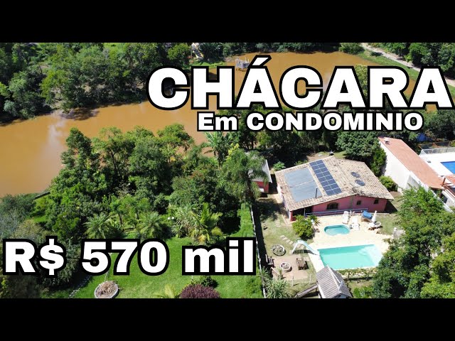 CHÁCARA em CONDOMÍNIO, 1.400m² COM ACESSO AO LAGO DE PESCA!