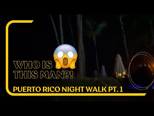 Night Walk at Our Resort in Puerto Rico 🇵🇷