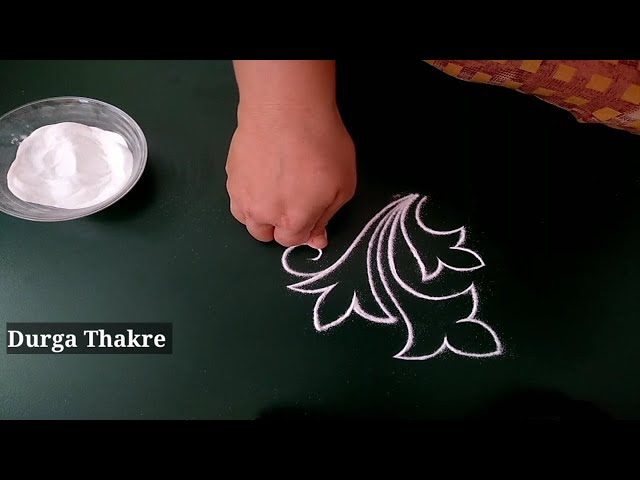 special friday small peacock 8 simple rangoli designs easy attractive | friday kolams | best muggulu