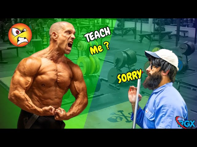 ELITE Powerlifter ANATOLY Use 32kg Mop in a GYM | Pretended to be a CLEANER •3