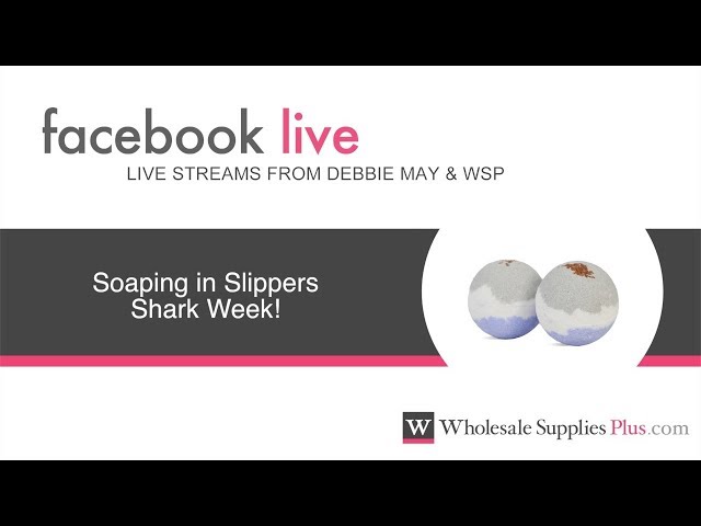 Shark Week Bath Bombs {Soaping in Slippers}