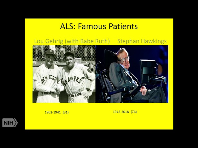 2018 Demystifying Medicine: Amyotrophic Lateral Sclerosis (Lou Gehrig’s Disease)