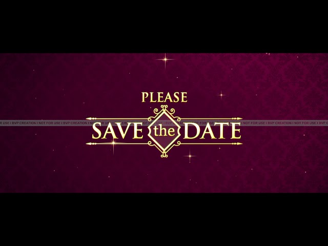 Royal Wedding Invitation Video | Save The Date Video 2017