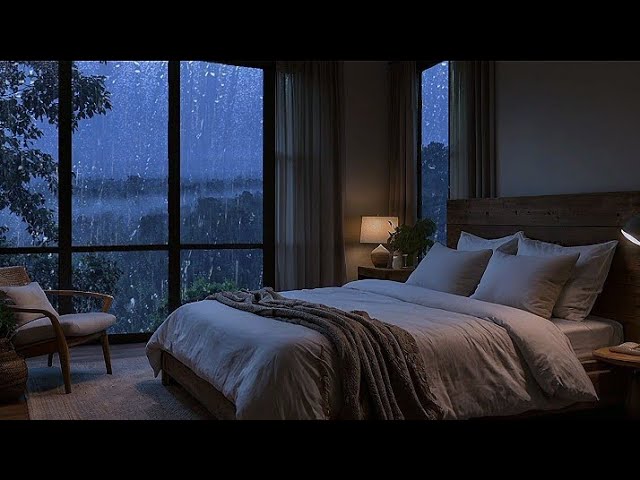 Rain Thunder Sounds for Sleeping ⚡ Overcome Insomnia, Quick Sleep Aid, Stress Reduction, Relax, ASMR