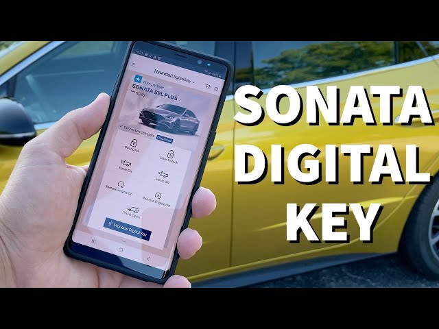 2020 Hyundai Sonata Digital Key Hands On