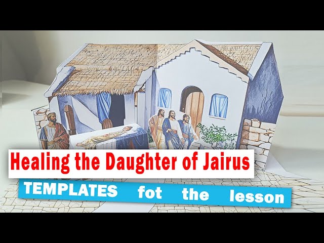 Healing the Daughter of Jairus | Craft ideas for Sunday school | Gospel of Luke