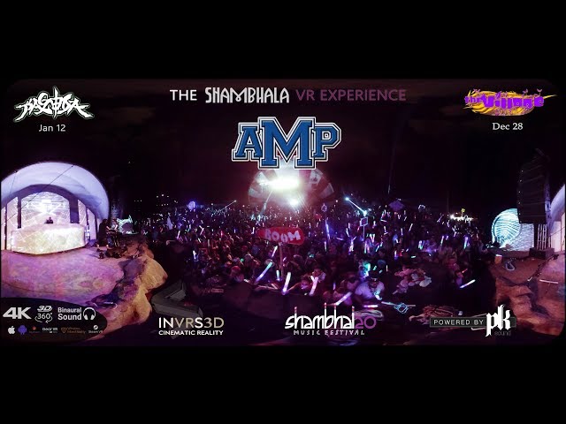 INVRS3D Presents: AMP - The Shambhala VR Experience Promo (6K UHD 360°)