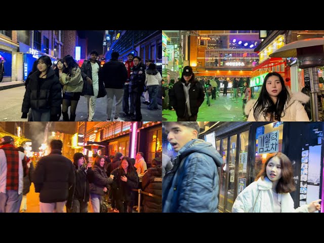 [Seoul Nightlife 4K] Nightwalk in Hongdae/Itaewon: South Korean Nightlife is the Best in Asia?