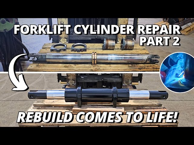 Forklift Cylinder Repair The REBUILD Comes to Life! 🔧 | Part 2