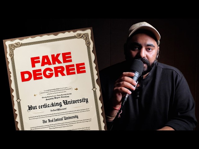 🔴 Worthless Degree | The Dark Reality of India’s Education System