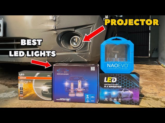 Best Projector LED Fog Lights For Car 🔥| NIGHT TEST 💥🔥