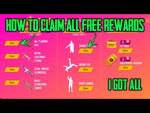 How to claim all free rewards | diwali event | light up bermuda | vs gaming tamil