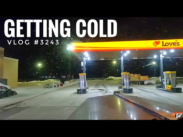 GETTING COLD | My Trucking Life | Vlog #3243