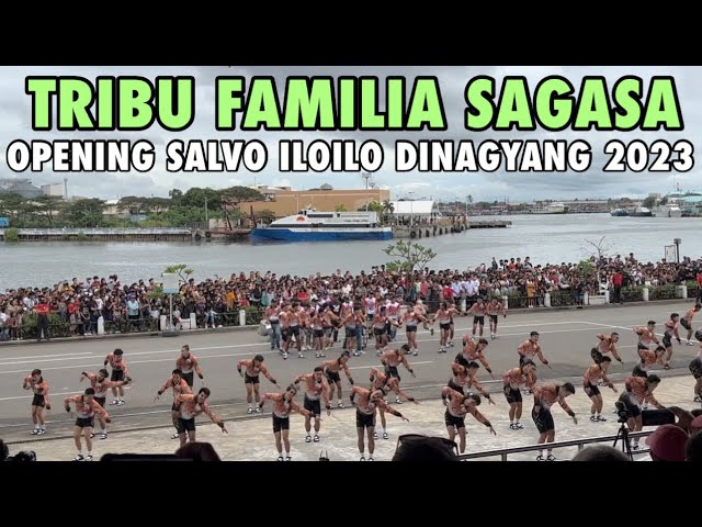 TRIBU FAMILIA SAGASA - OPENING SALVO ILOILO DINAGYANG FESTIVAL 2023 #dinagyang2023 #iloilocity