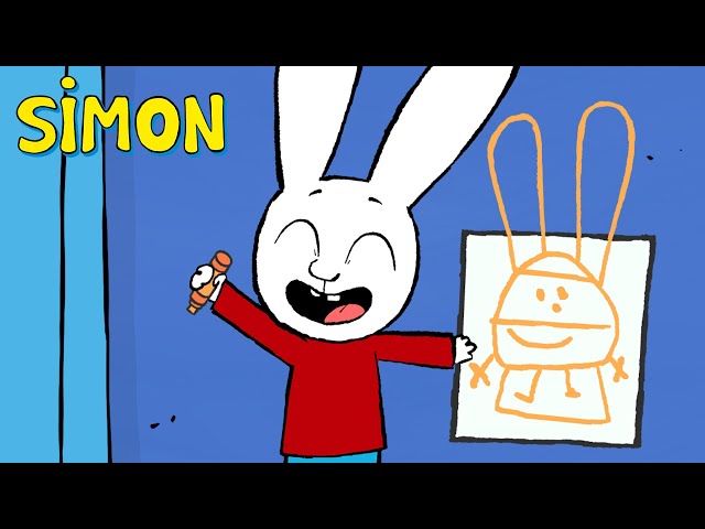 Oups! Simon a dessiné sur le Mur 😆🖍️ | Simon Superlapin | Épisodes Complets 1h S2 | Dessin animé