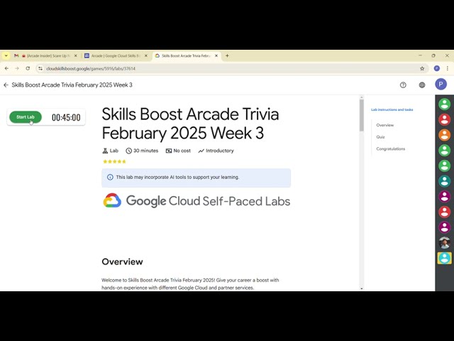 Skills Boost Arcade Trivia February 2025 Week 3 || Lab Solution || Qwiklabs Arcade 2025