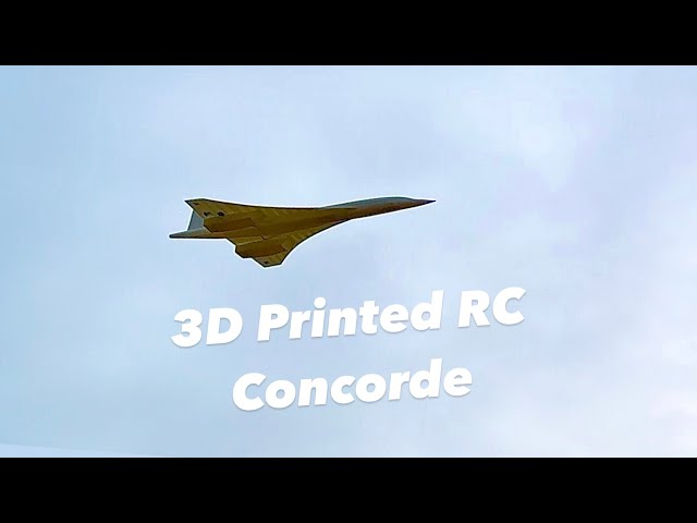 Fully 3d Printed Concorde!