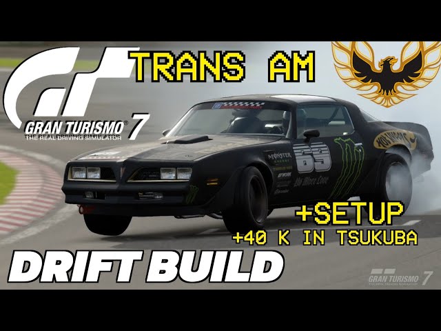 Pontiac Firebird Trans Am '78 Drift Build Gran Turismo 7 Setup