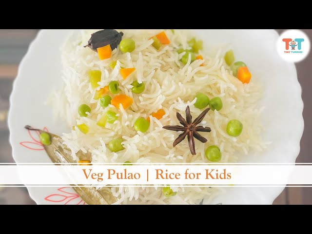 Vegetable Rice Recipe | Quick and Easy Rice Recipe for Lunch #nutrition #tinytotstummies