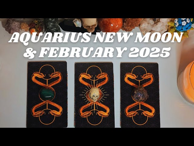 ✨PICK A CARD✨♒️AQUARIUS NEW MOON 🔮 What to expect in February 2025??