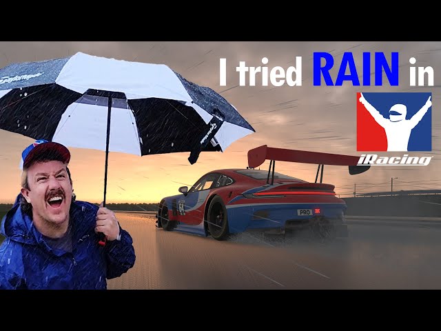 I got to try iRacing's NEW Rain update!