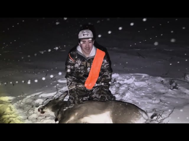 Successful Hunting a BLIZZARD with the .308!!