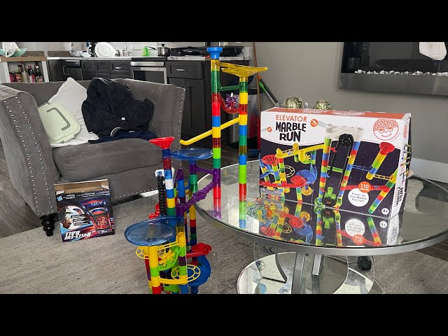 My New Track For My Elevator Marble Run