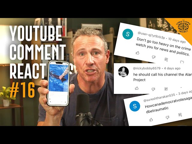 Chris Cuomo reacts to YouTube comments about Trump/Biden polls, the Israel-Hamas conflict & more