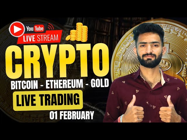 Live Crypto and forex Trading | Bitcoin Live Trading | Gold Live Trading | 03 february 2025 🤑