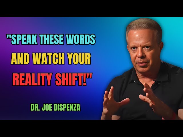 "Unlock Your Manifestation Power: Speak Like This and See Instant Results".- Joe Dispenza Motivation