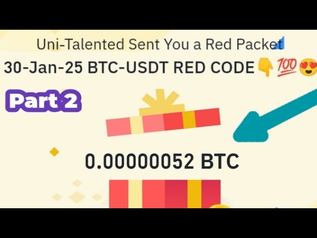 Binance Red Packet code in Binance Today Claim USDT BTC TON Red packet code 30 Jan 2025