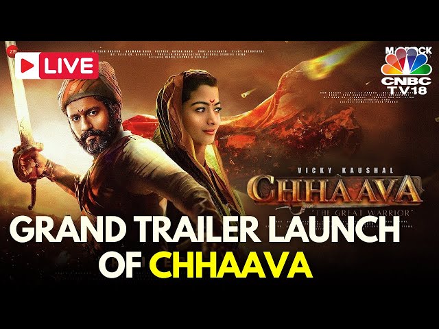 Chhaava Movie Trailer Launch LIVE: Vicky Kaushal and Rashmika MandannaI at Chaava Movie Event | N18L