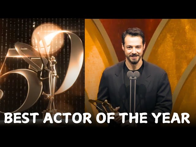 Mert Yazıcıoğlu Wins Best Actor at the Pantene Golden Butterfly Awards 2024 for Kızıl Goncalar!