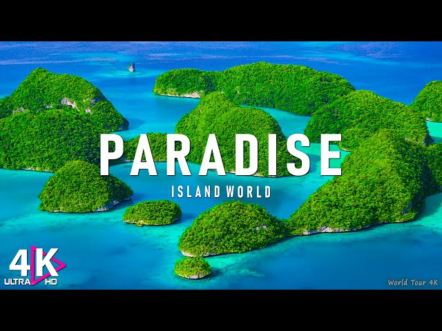 FLYING OVER PARADISE (4K UHD) - Relaxing Music Along With Beautiful Nature Videos - 4K Video UltraHD