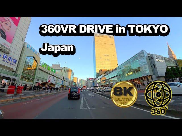 Tokyo Drive Insta360 X4 8K 360 degree video