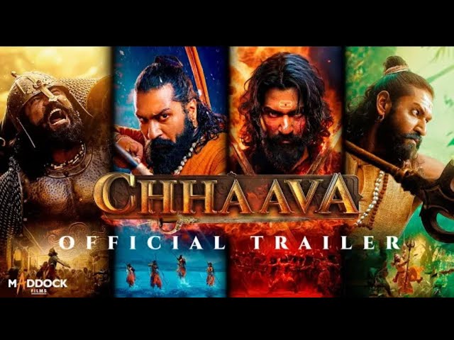 Chhaava | Official Trailer | Vicky K |Rashmika M | Akshaye K | Dinesh Vijan | Laxman U | 14th Feb