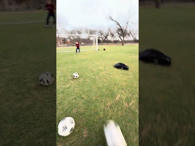 Did the Goalkeeper Just Break Physics?! 🧤⚽🔥 #Football #GoalkeeperSaves #SoccerHighlights