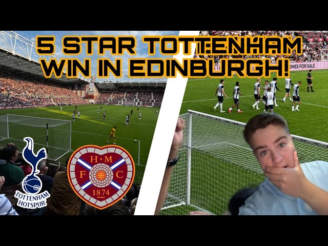 5 STAR TOTTENHAM WIN IN EDINBURGH! 💥 - hearts v Tottenham MATCHDAY vlog! (1-5)