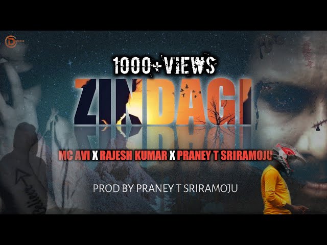 ZINDAGI - MC AVI X Rajesh X Praney | Latest Hindi Rap | Desi Hip-hop | Rap Music | Motivational Rap