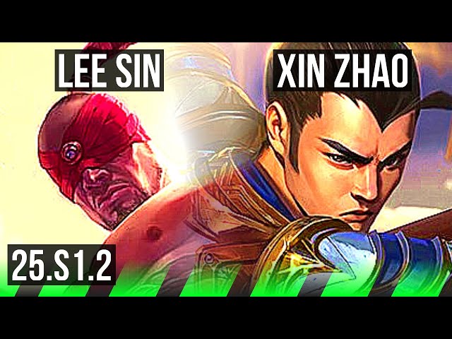 LEE SIN vs XIN ZHAO (JGL) | 8/1/8, Legendary | KR Master | 25.S1.2