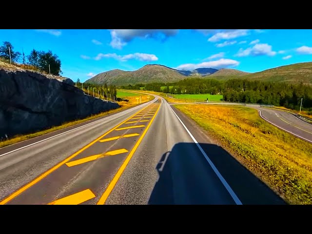 VR 4K60 My first VR movie Truck Driving Norway Volvo FH540 Mosjøen