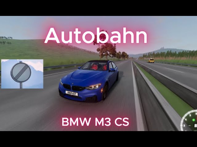 NEW MAP - AUTOBAHN - BMW M3 CS | Beamng drive Gameplay