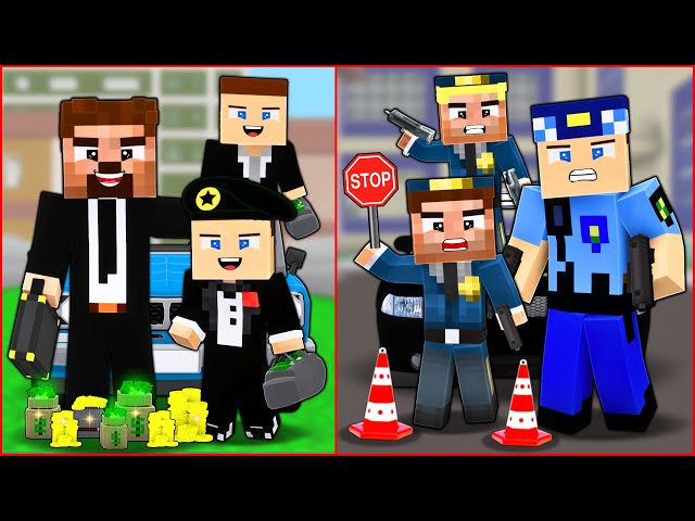 KEREM COMMISSIONER AND HIS CHILDREN CHANGED FOR 24 HOURS! 😂 -Minecraft