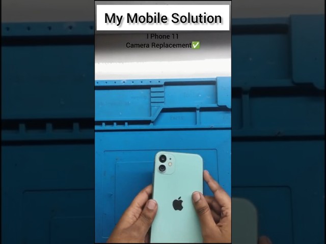 iPhone camera replacement #shorts #camera #repair #mymobilesolution