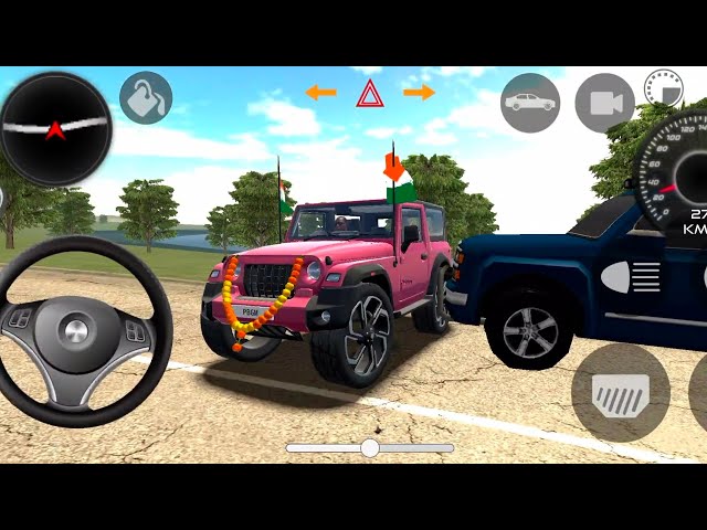 Dollar (Song) Modified Mahindra Black Thar👿 || Indian Cars Simulator 3D || Android Gameplay part.27