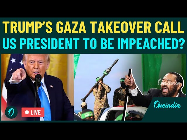 LIVE | Trump Gaza Takeover Faces Backlash | Democrat Al Green Calls For Trump’s Impeachment