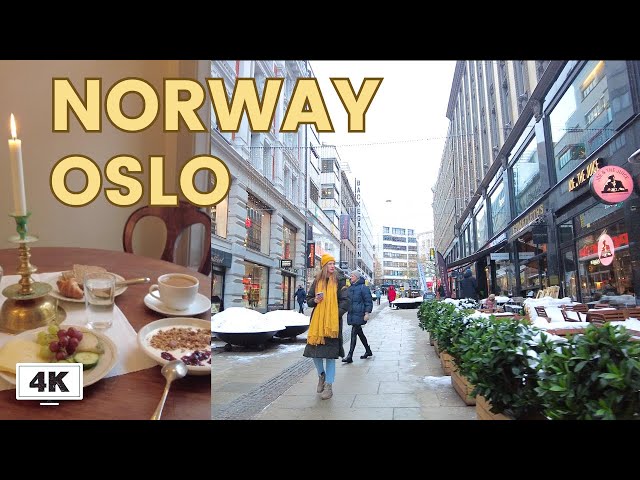 4K Oslo Walk 🇳🇴 Elegant Areas of Oslo, Norway! 4K Scandinavian Lifestyle