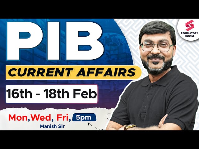 PIB Current Affairs | PIB Manish Sir | PIB for RBI Grade B | RBI Grade B Preparation | RBI 2025